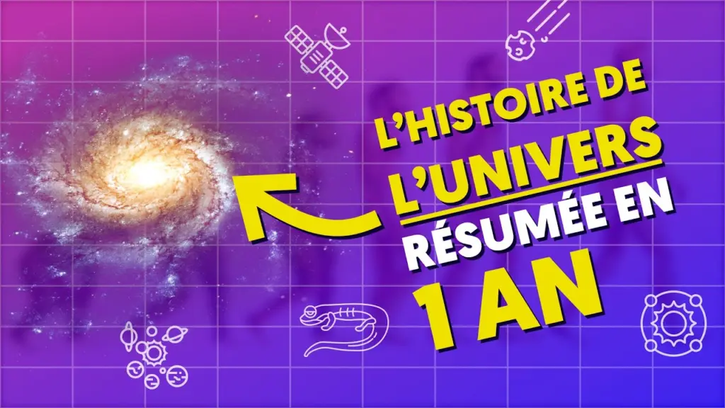 Si l’histoire de l’univers était résumée en 1 an #shorts