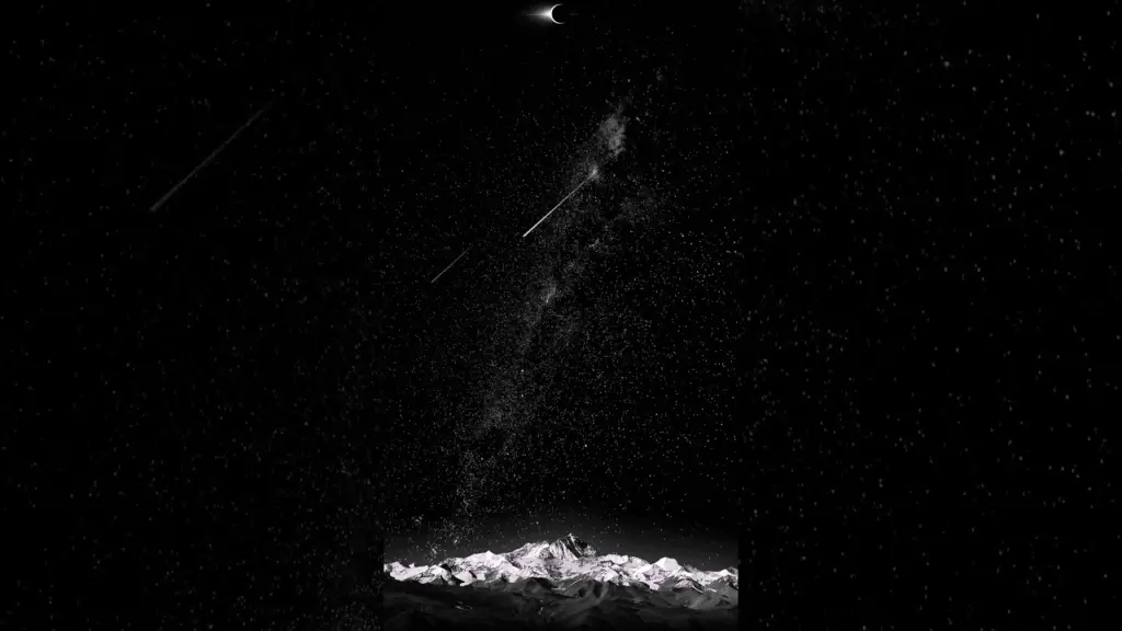 Simple HD black starry sky Animated