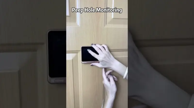 Smart Door Peephole Camera. Product Link in the Comments!
