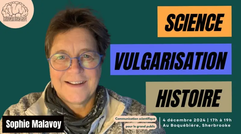 Sophie Malavoy – Une brève histoire de la vulgarisation scientifique