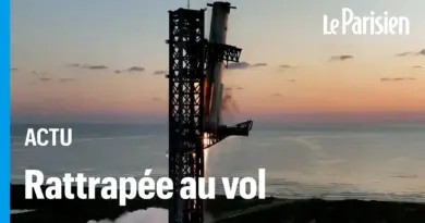 SpaceX rattrape le premier étage de sa fusée Starship dans des bras mécaniques