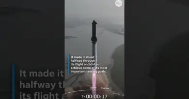 SpaceX’s latest unmanned Starship rocket spins out of control #Shorts
