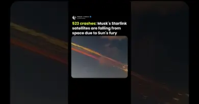 Starlink Satellites Falling Due to Solar Fury 🔥 | 523 Satellites Crash From Space Lost in Orbit 😱