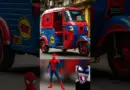 Superheros but Indian auto rickshaw #avengers #marvel #spiderman #shorts