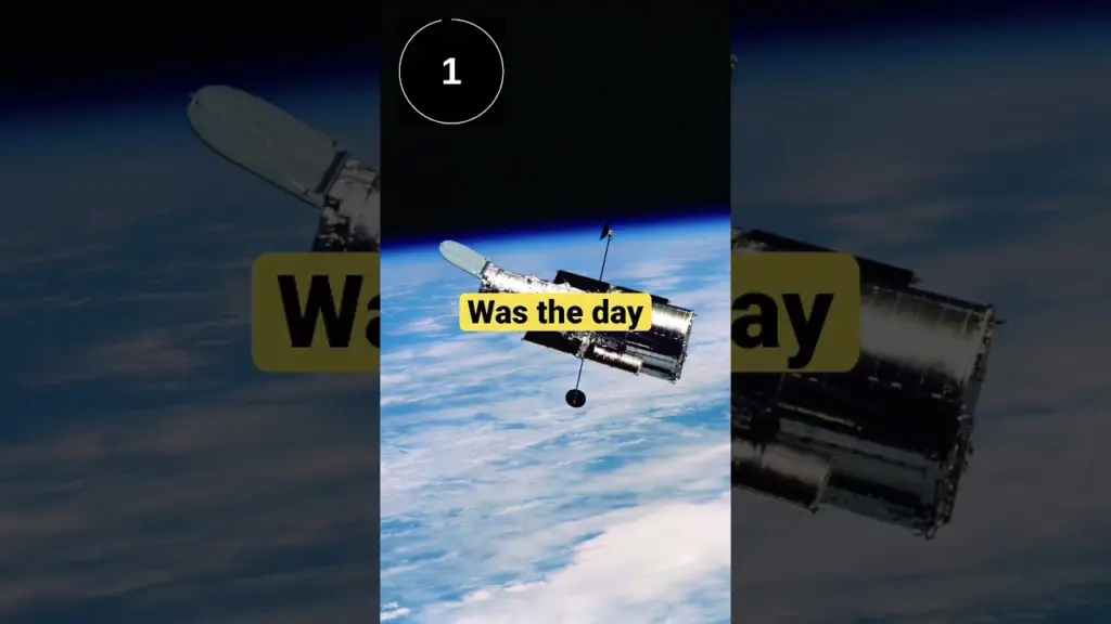 TODAY in HISTORY the Hubble space telescope was launched #today #history #hubbletelescope #space
