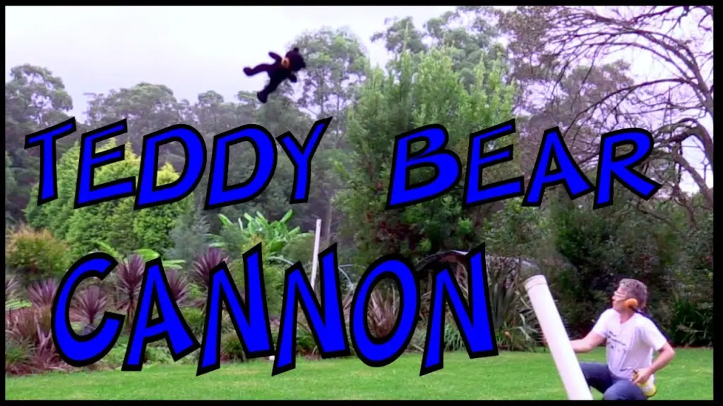 Teddy Bear Cannon with Calcium Carbide – Make Science Fun