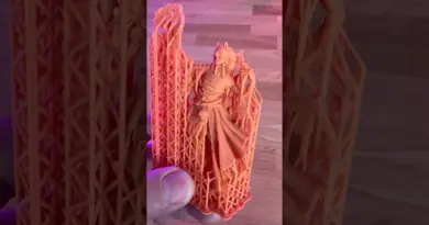 Test express de la résine Red Wax 14K de Sunlu #impression3d #imprimante3d #sunlu