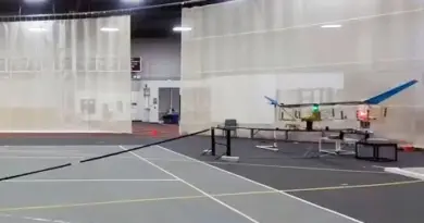 The first aeroplane propelled by ionic wind