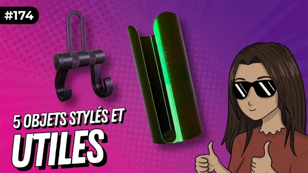 Timelapse impression 3D de 5 objets MEGA PRATIQUES ! 🤩💡