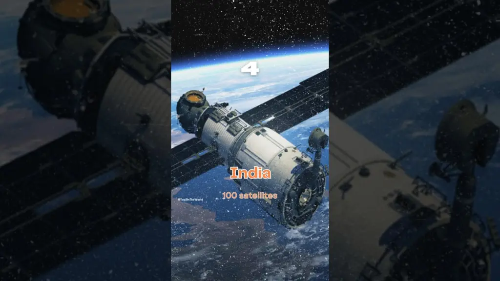 Top 5 Countries by Military Satellite Count 🛰️🌍 #shorts #top5 #militarysatellites #space #viral