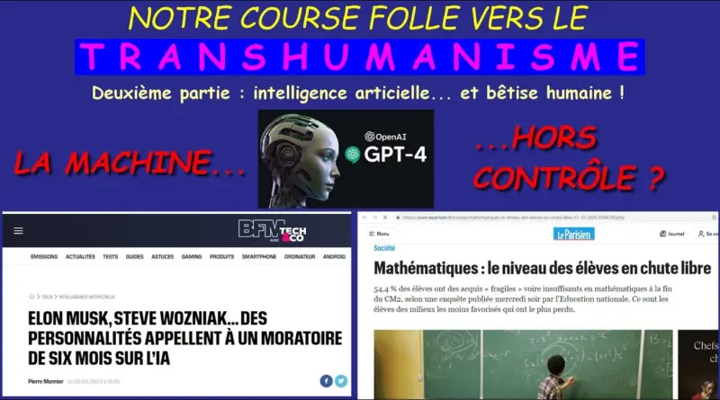 Transhumanisme partie 2 : intelligence artificielle