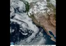 US West Coast Weather Satellite Imagery on June 25, 2023 | #shorts
