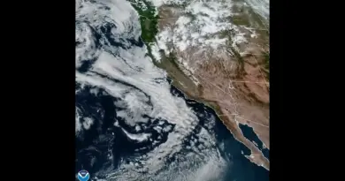US West Coast Weather Satellite Imagery on June 25, 2023 | #shorts