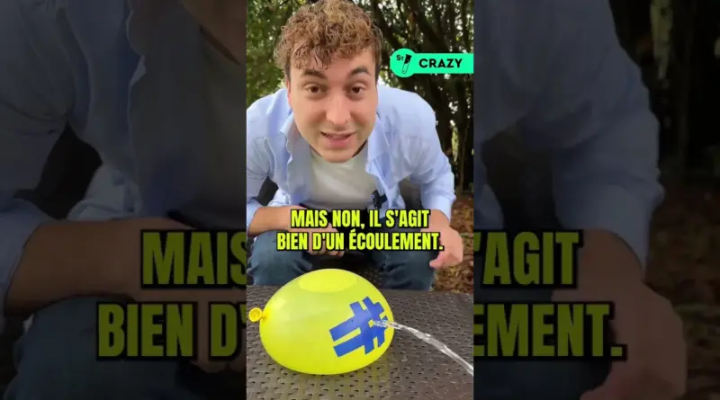 Un effet magique 🪄 @simonkacki #science #diy #experience #drole #ballon #visuel #eau
