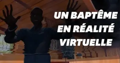 Un pasteur baptise un joueur en réalité virtuelle