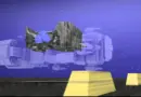 Un vaisseau spatial sur blender
