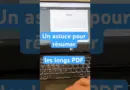 Une astuce pour résumer les long PDF 💻 #astucespc #ia #pdf