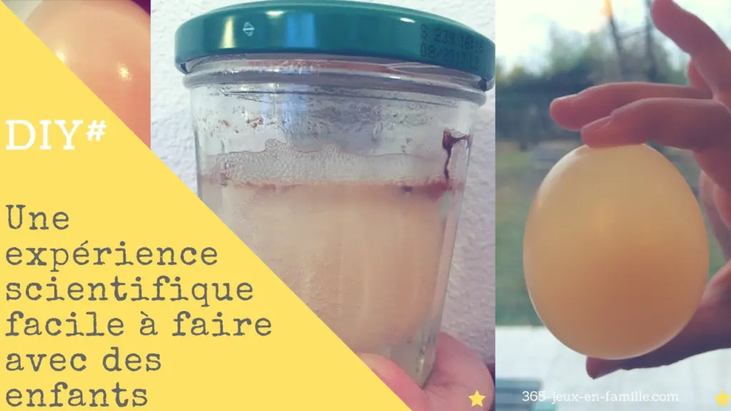Une petite expérience scientifique à faire avec les enfants