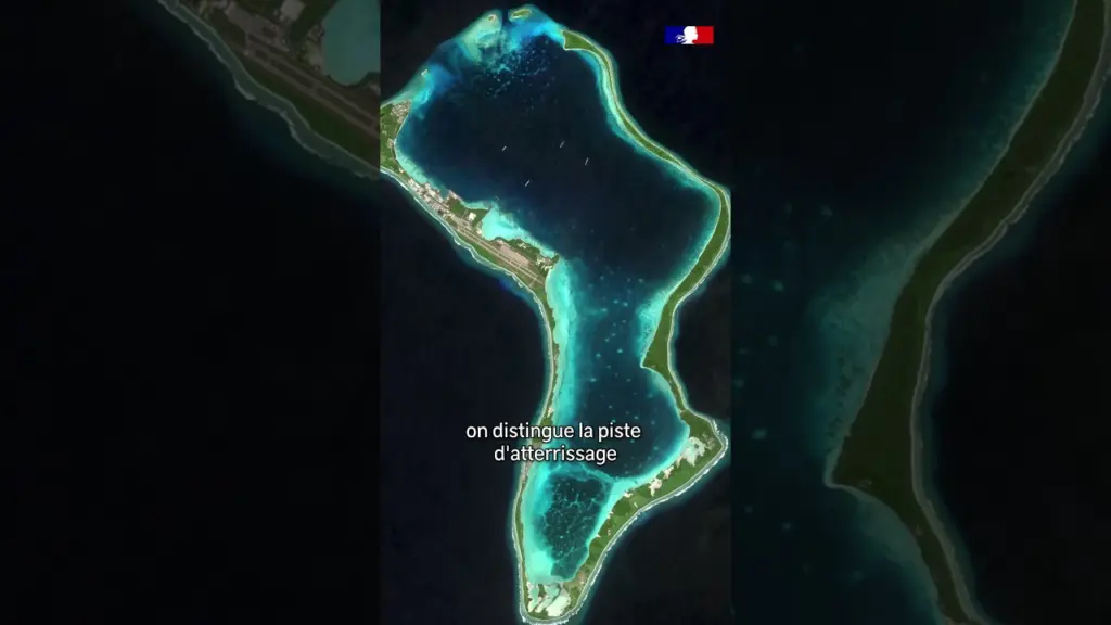 Une piste d’atterrissage au beau milieu de l’océan indien ? 🧐