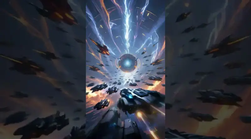 Voyage Interstellaire : À Bord du Vaisseau Spatial #space #galaxy #vaisseau