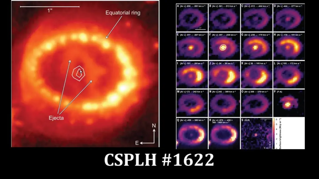 Webb dévoile une étoile à neutrons dans le résidu de la supernova SN 1987A