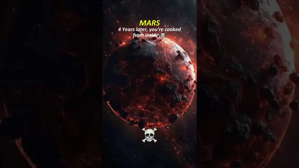 Why Humans Can’t Survive on Mars | The Deadly Truth About Martian Radiation #space #mars #shorts