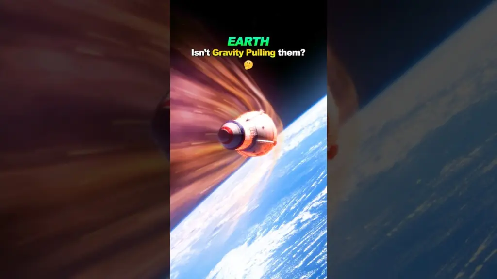 Why satellites do not fall on the earth #cosmologist #universe #space