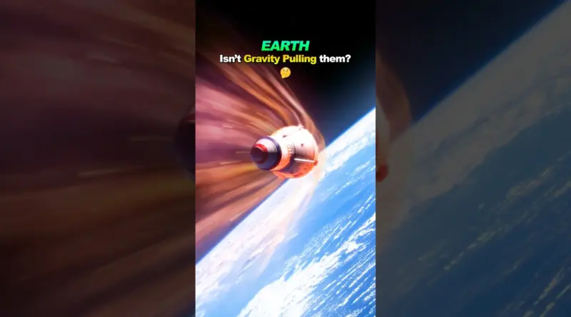 Why satellites do not fall on the earth  #cosmologist #universe #space