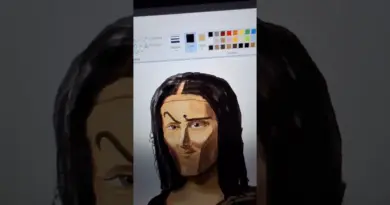 digital ART in Microsoft Paint: Monalisa #art #microsoftpaint #digitalart #anatomy #monalisa