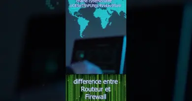 je vous explique la difference entre routeur et firewall.