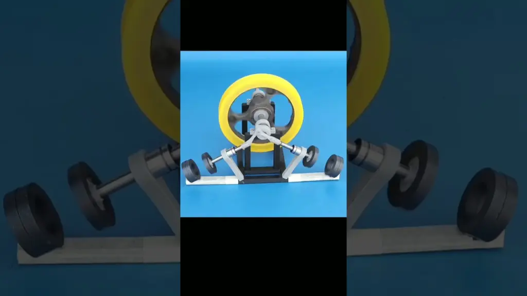 « voici Un moteur qui tourne sans électricité… possible ? #short #innovation #technology #diy